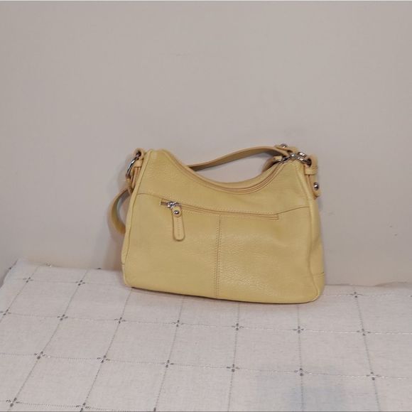 Yellow Pebble Leather Bag - Picture 2 of 7
